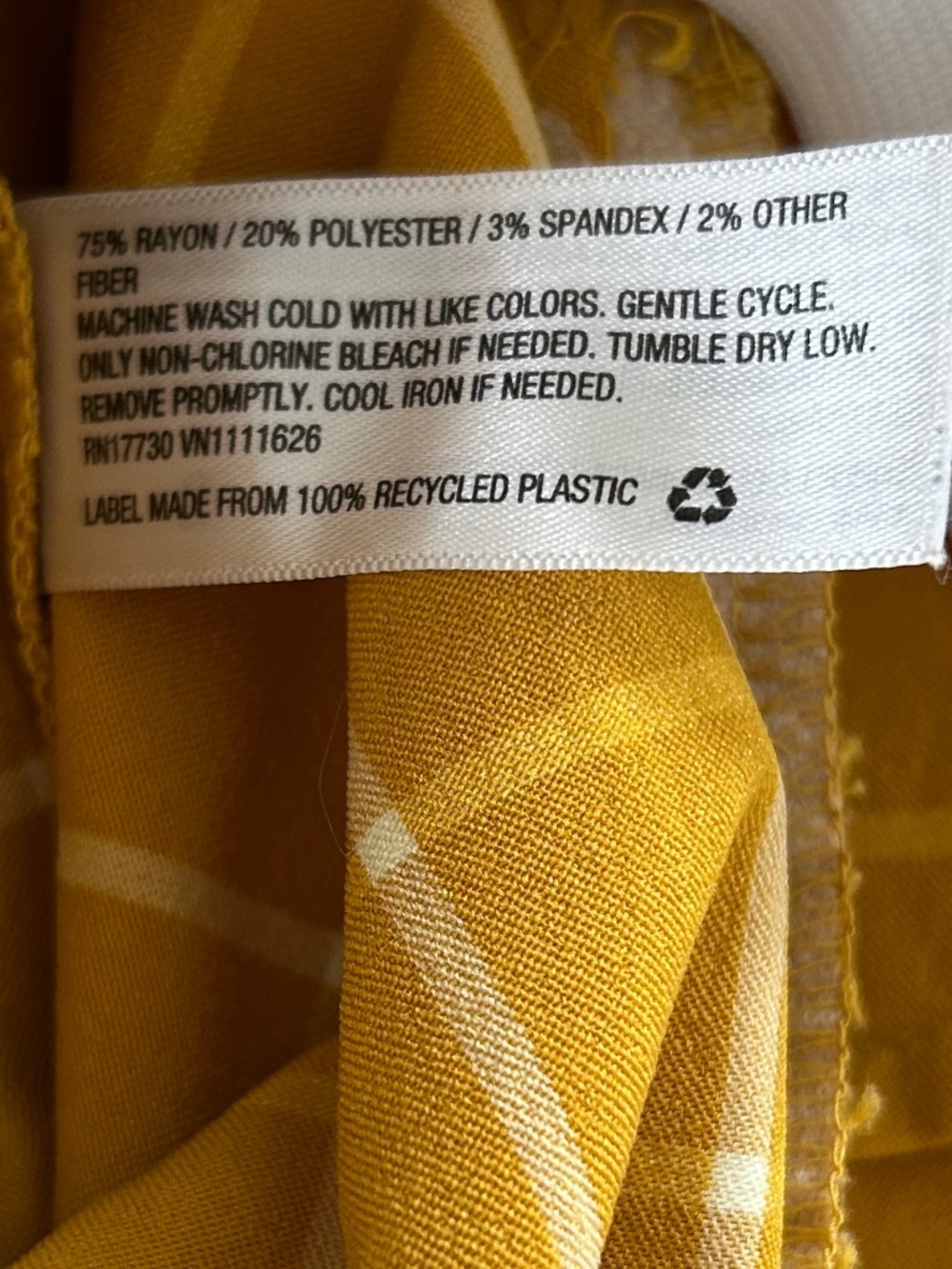🌺Mustard Plaid Stretchy Office Pants - Picture 7 of 11